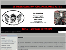 Tablet Screenshot of ajspeedshop.nl